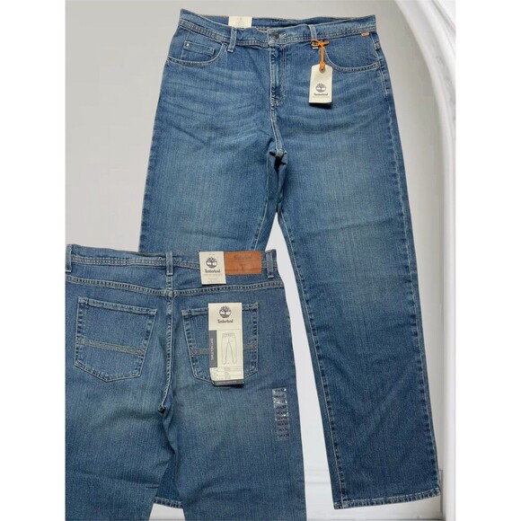 Timberland Relaxed Fit Tarleton Lake Men's Stretch Jeans Size 36x32
